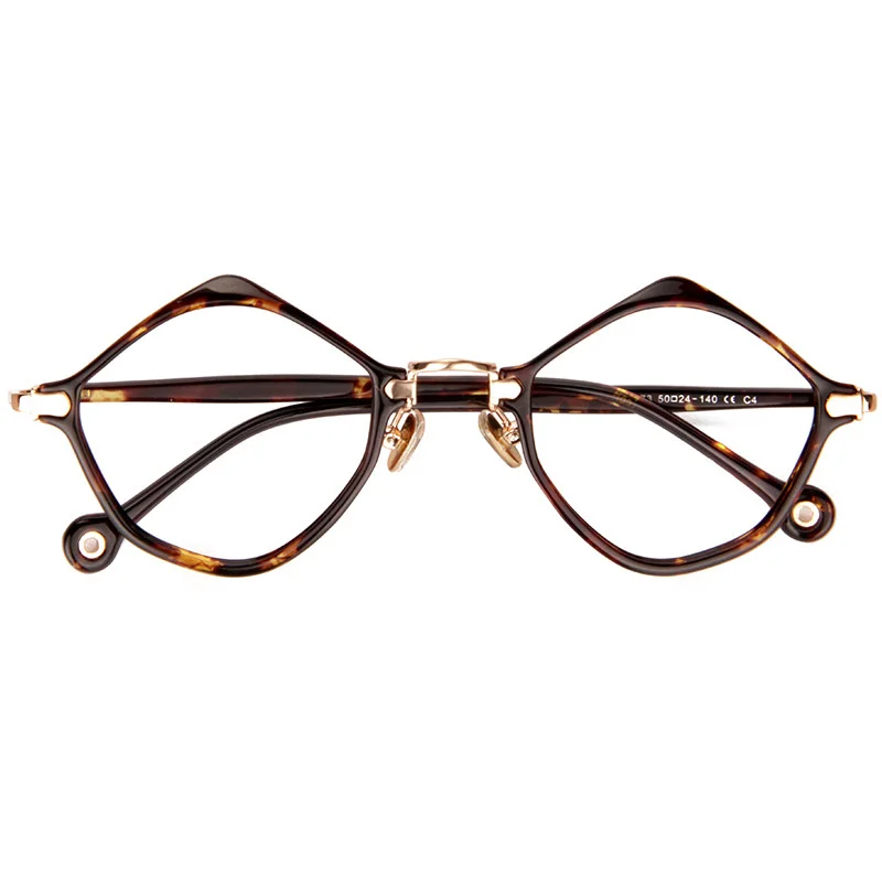 

Fashion Bling Decorative Unique Geometric Designer TR90 Eyewear Optical Eyeglasses Frames