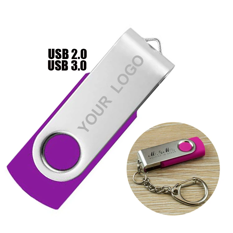 

USKY Custom LOGO Metal pendrive USB 2.0 3.0 stick 1GB 2GB 4GB 8GB 16GB 32GB 64GB 128GB wholesale USB Flash Drive usb stick 3.0