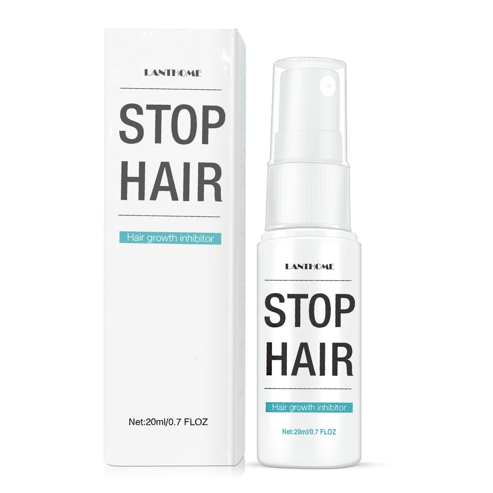 

LANTHOME Natural Hair Growth Inhibitor Hair Removal Cream Spray Men Permanent Remove Hair Spray Removal Spray OEM Woman