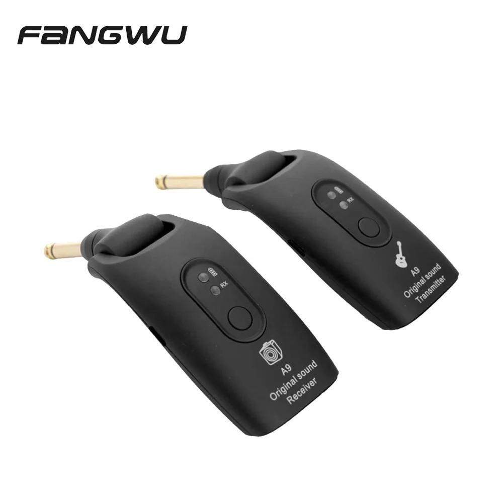 

A9 2.4ghz Rechargeable Electric Guitar Wireless System Transmitter, Black