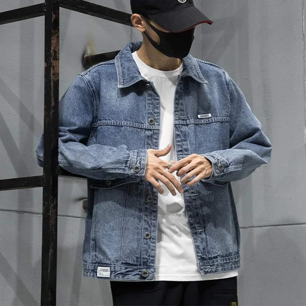 

Wholesale New Design Men's Denim Jacket High Quality Casual Classic