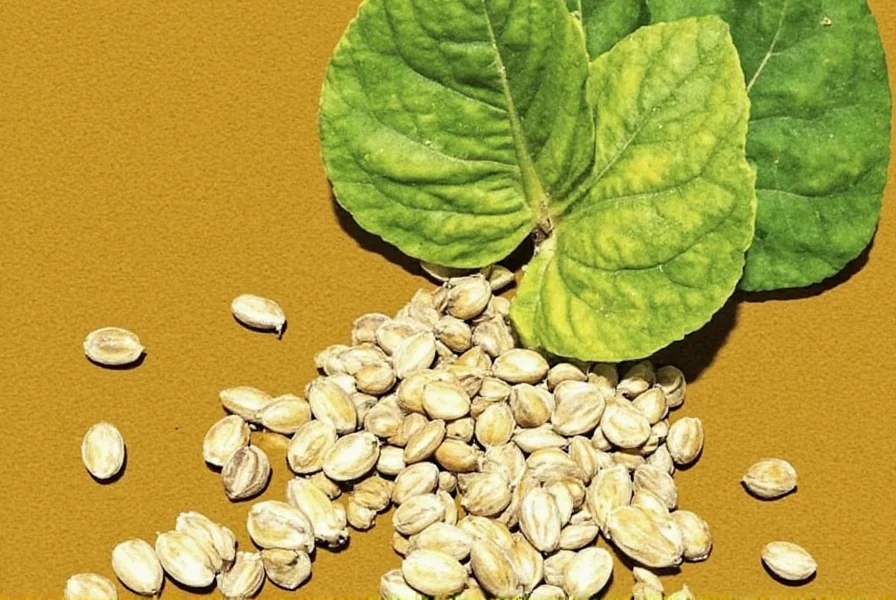 Mustard seeds in sauce