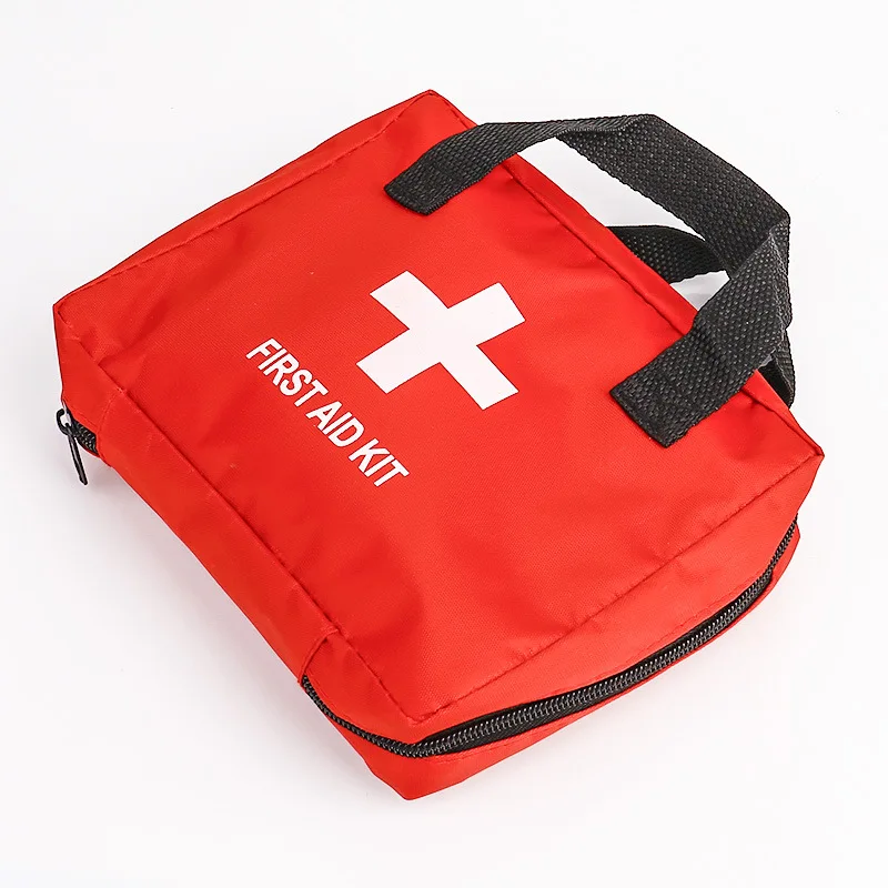 

empty First Aid kit for Outdoor Travel Sports Emergency Survival First aid bag Medicine Bag, Red
