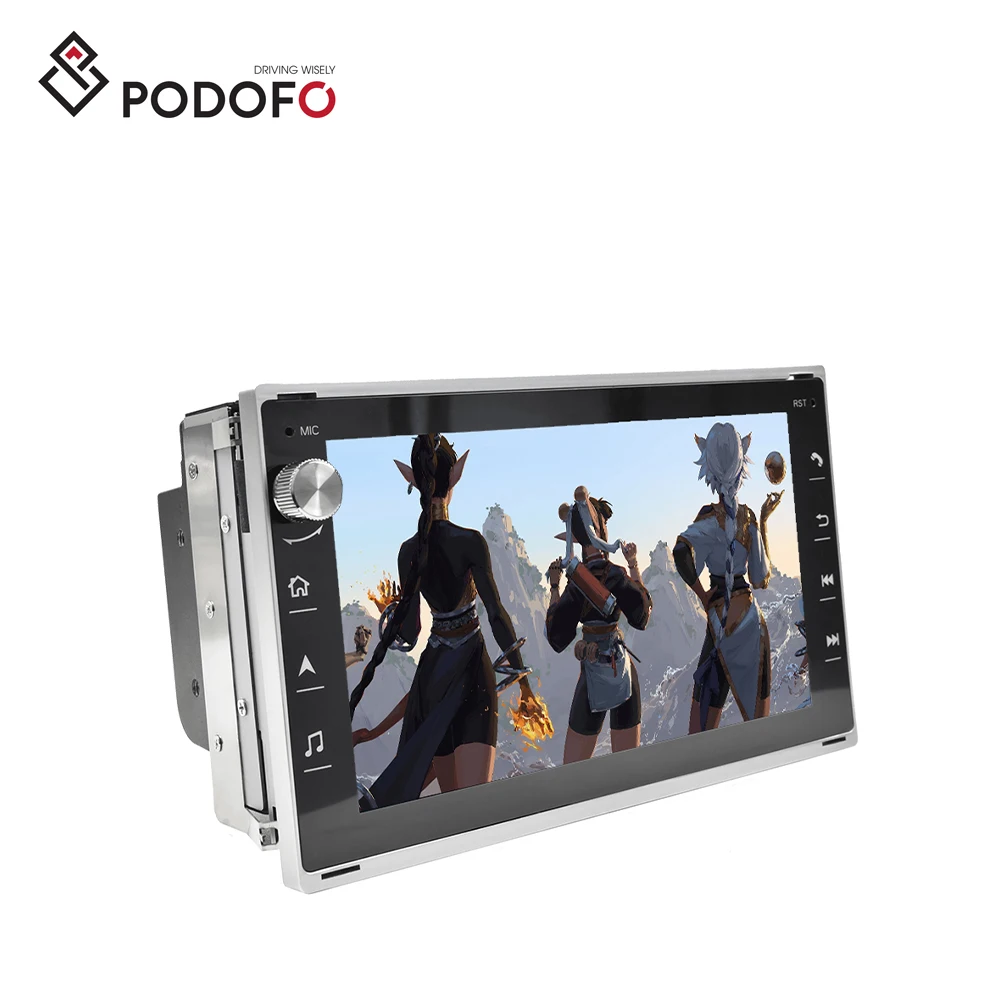 

Podofo Android 10.0 Car Radio Autoradio Player GPS WF For VW/POLO MK5/SHARA MK4/ CITI CHICO/GOLF IV