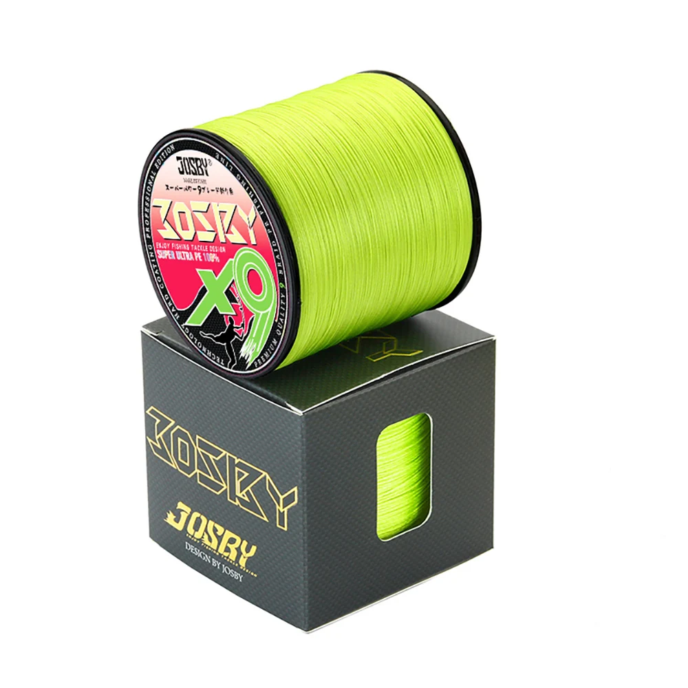

New JOSBY 9 strands 100 150 200 300 500 1000 m Japanese PE woven fishing line