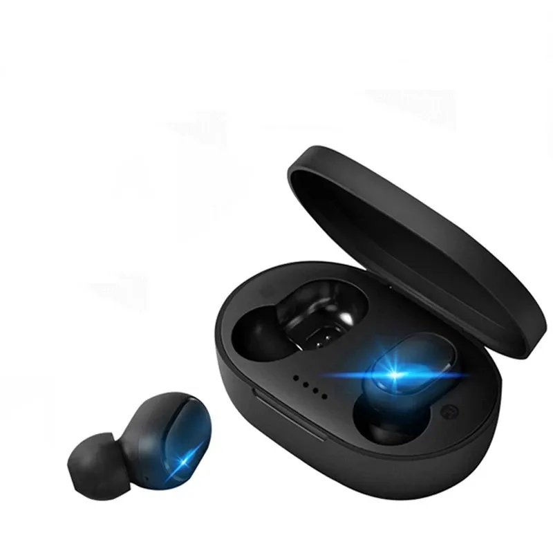 

Wireless BT5.0 TWS Earphone Mini Earbuds With charging BOX noise canceling Sport HeadsetPk F9 Earphone, Black color