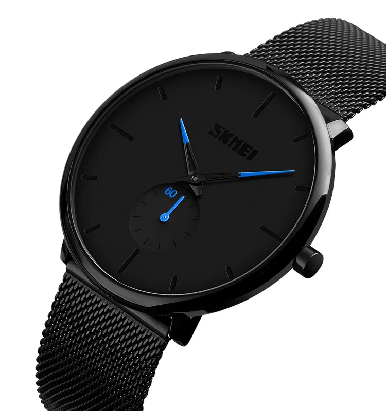

skmei men brand watch japan movement 3 atm water resistant quartz watch in stock wristwatch 9070, 6 colors