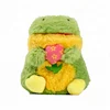 Custom Cute Soft Green Frog Stuffed Toys Soft Toy Plush Toy for kids