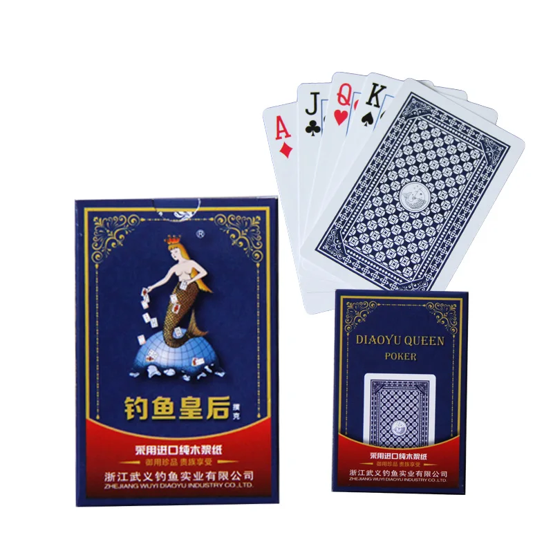 

Exquisite workmanship durable table relieve boredom playing cards 55 sheets poker, Customized color