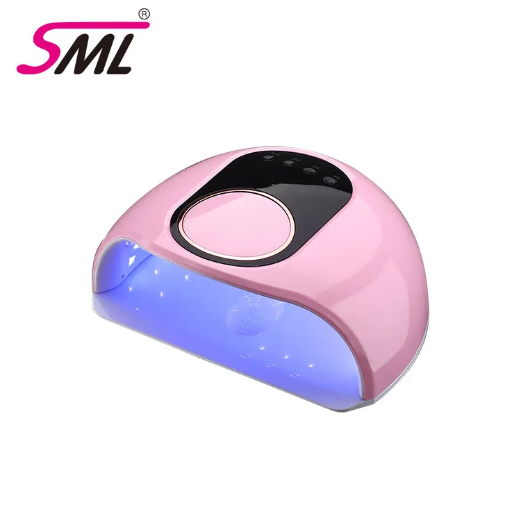 

SML 2021 New Arrival custom plug 120W UV/LED 42 beads gel dryer uv led nail lamp for finger salon manicure