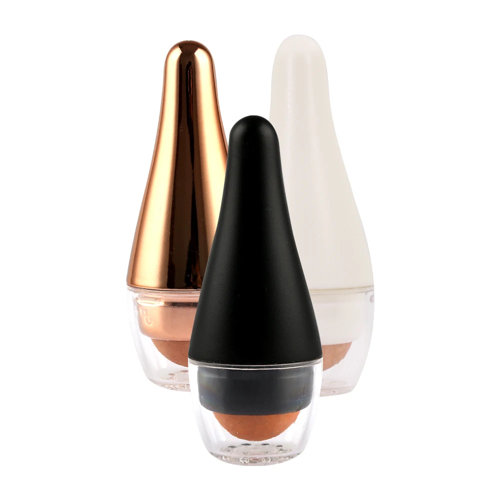 

Worldbeauty 2022 Real Volcanic Stone Reusable Oil-Absorbing Volcanic Face Roller, Natural black. white, rose gold