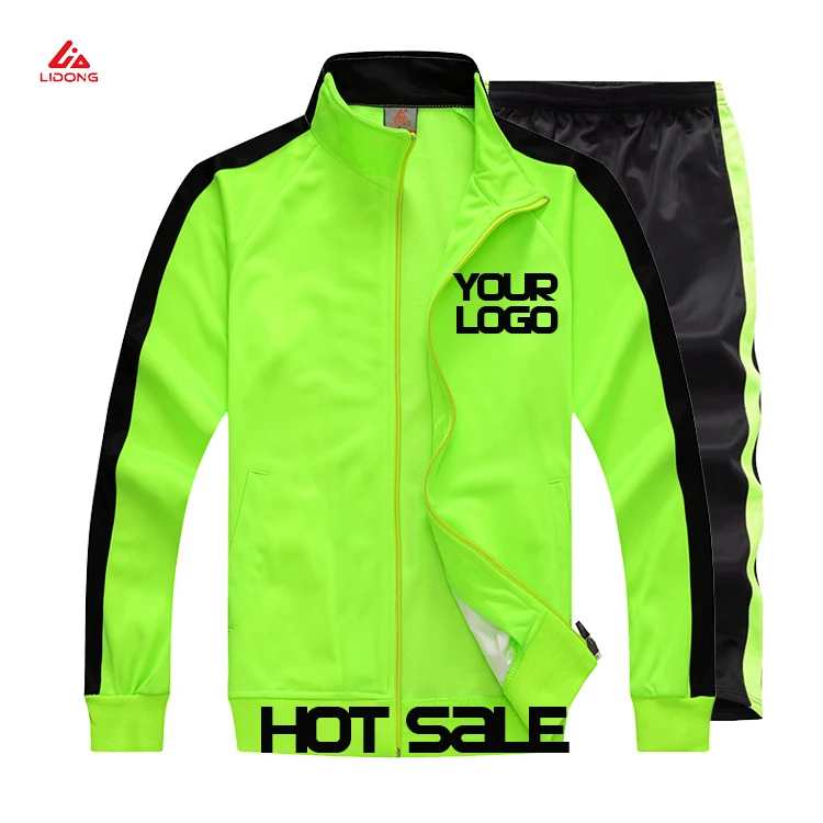 

Custom Polyester Sweatsuit Men Sportswear Fitness Unisex Sports Track Suit Tracksuit Training jogging Wear