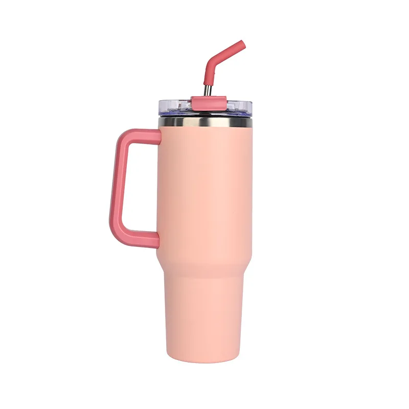 

2023 Hot Sale Custom 40Oz Subli drink bottler Beer Tumbler Double Wall Stainless Steel Vacuum Insulated Travel Mug With Handle