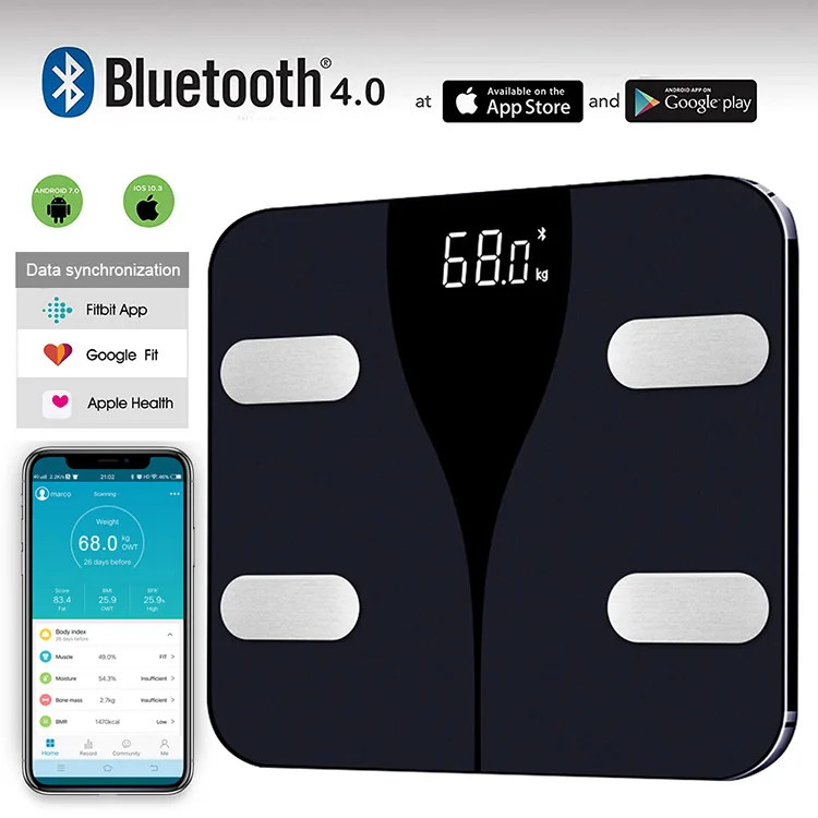 body composition scale with bluetooth bmr bmi scale weight loss Amazon hot sell scale