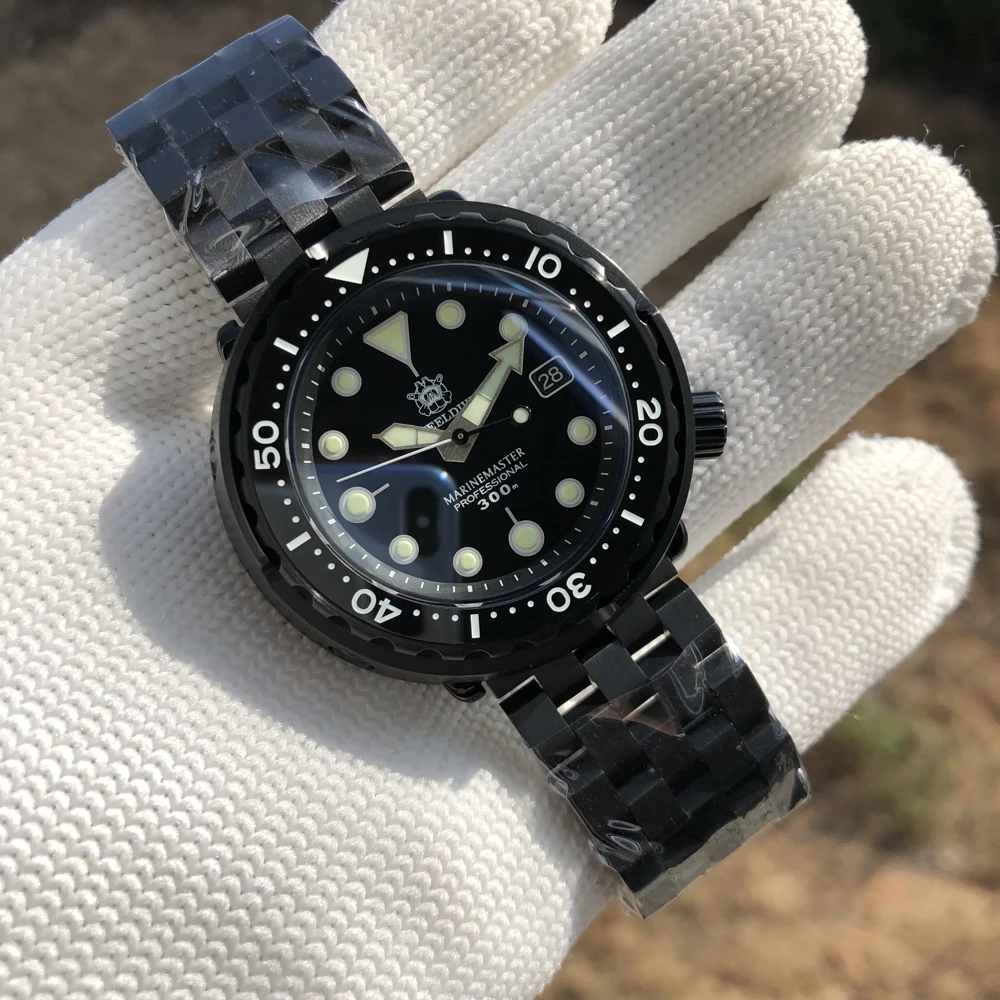 

SD1975X Steeldive PVD Black Stainless Steel Case 300M Water Resistant Automatic Dive Watch NH35