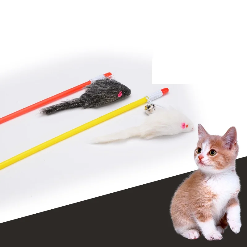 

2021 new arrive cat stick Mouse toy cat toy Cat interactive toy pet supplies for wholesale, Picture showed