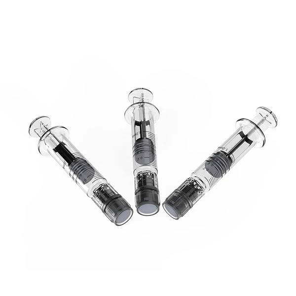 
Best Selling Disposable Glass Syringe Prefilled glass luer lock syringe 