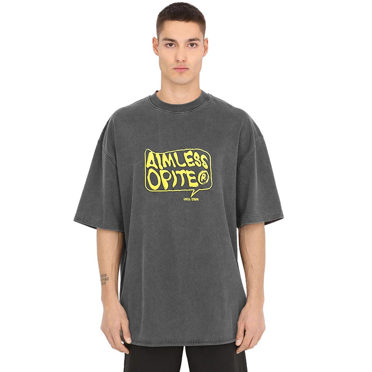 

High quality mens oversized graphic men t shirt vintage, Customized color