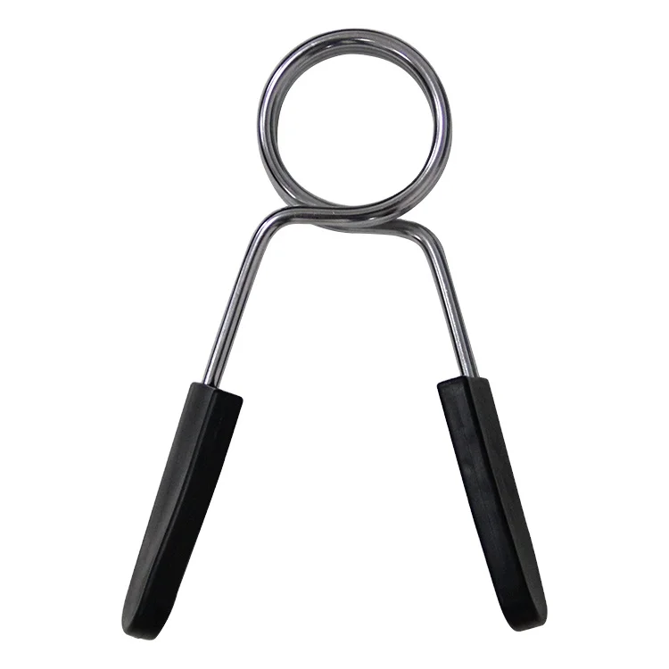 

Barbell Clamp Locking Collar Steel Spring Collar Clips, Slivery