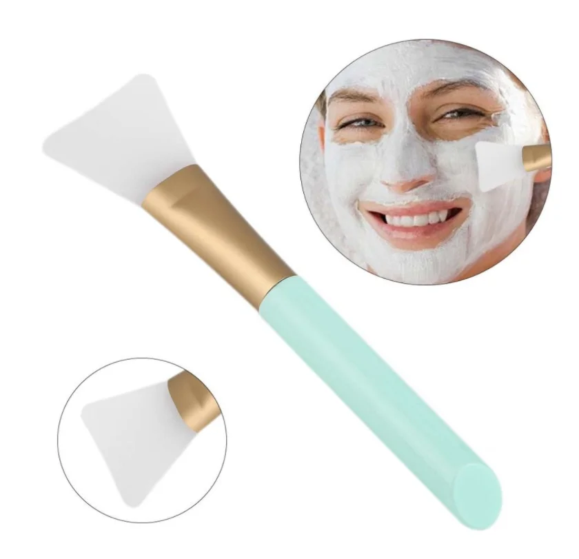 

Amazon Hot Selling Chear Silicone Face Mask Brush Facial Mud Mask Applicator Brush Hair Body Lotion DLY Clay Mixed Brush