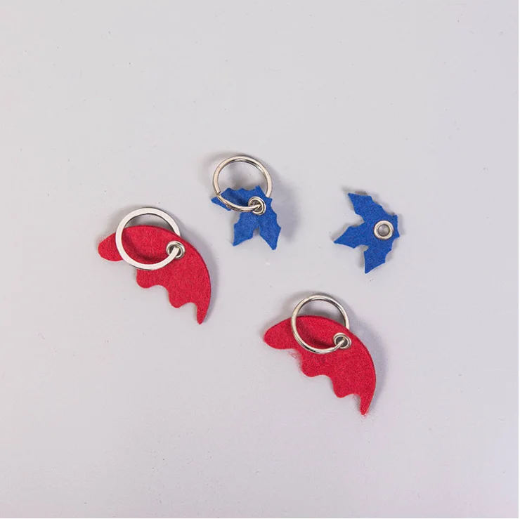 amazon hot selling key chain felt