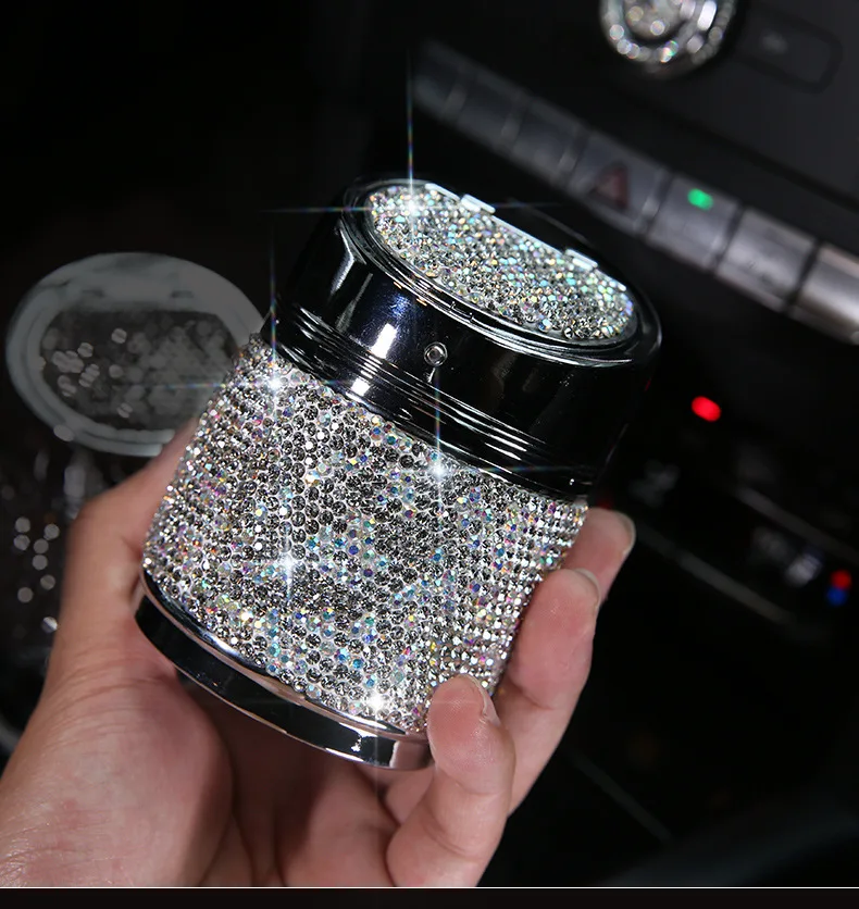 

Bling Bling Shiny Diamond Full Diamond Car Ashtray, Picture
