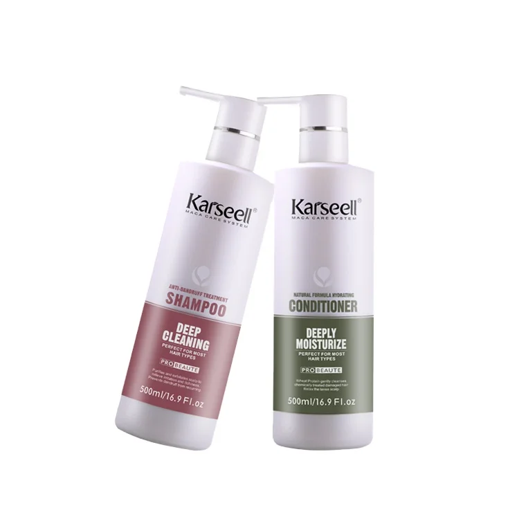 

KARSEELL high-grade sulfate free hair shampoo anti dandruff shampoo for hair refreshing, White cream
