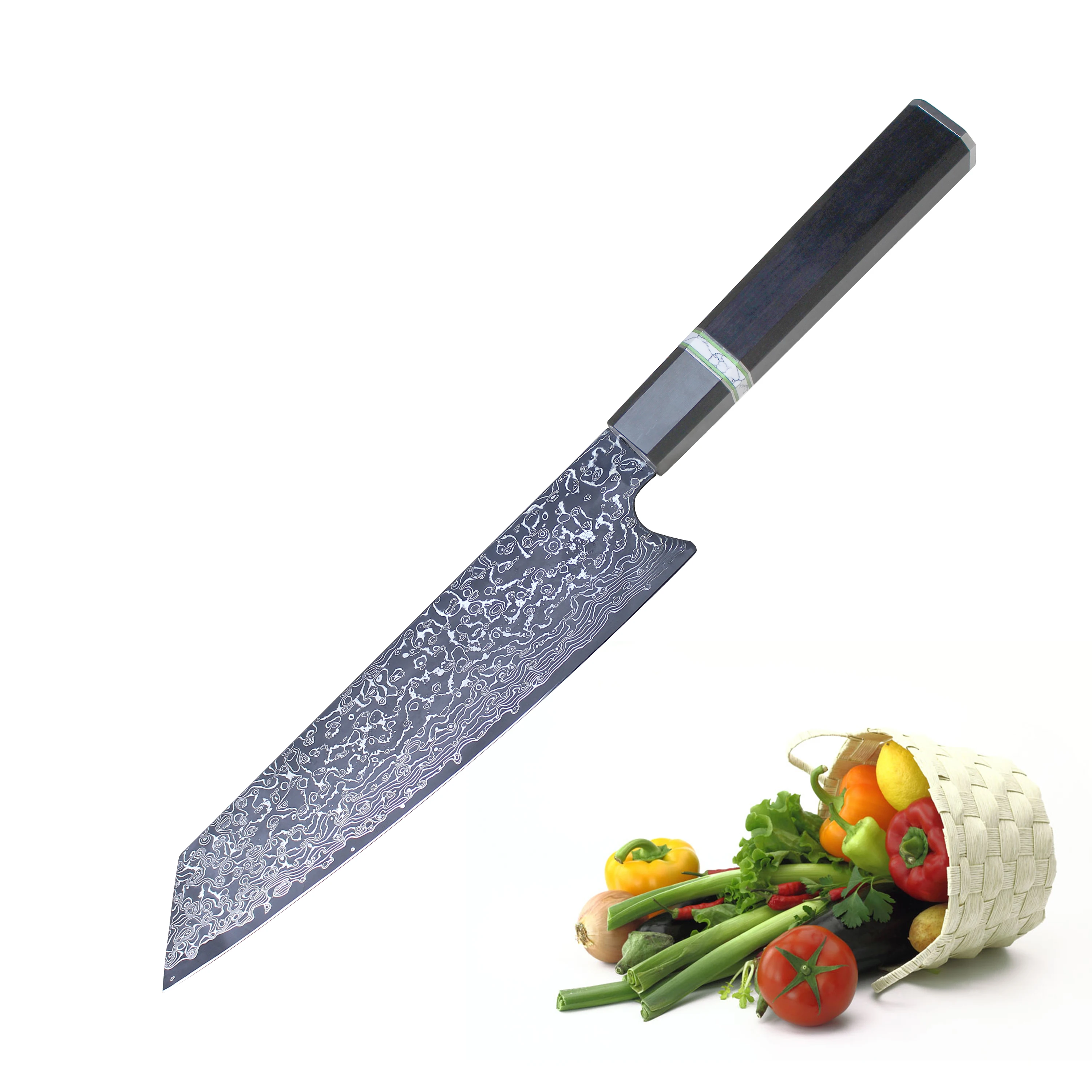 

Pakistan Stainless Catering Equipment Damascus Steel Chef Knife