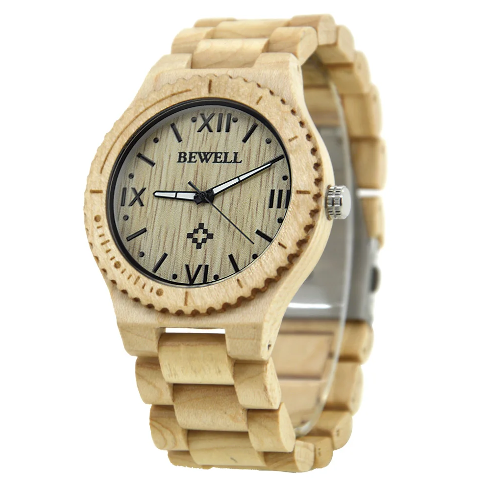 

Custom Minimalist Wood Watches Men Luxury Wooden Watch Japan Movement Quartz Wrist Watches for Men