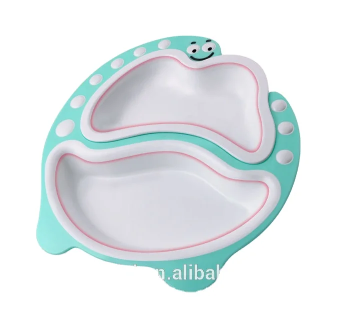 

New arrival cute design high quality PP plastic baby toddler dinner plate baby bowl