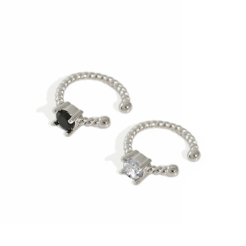WMCE007  Fashion No Pierced Diamond Ear Cuff Earrings For Women Sterling Silver Hot Sale Products