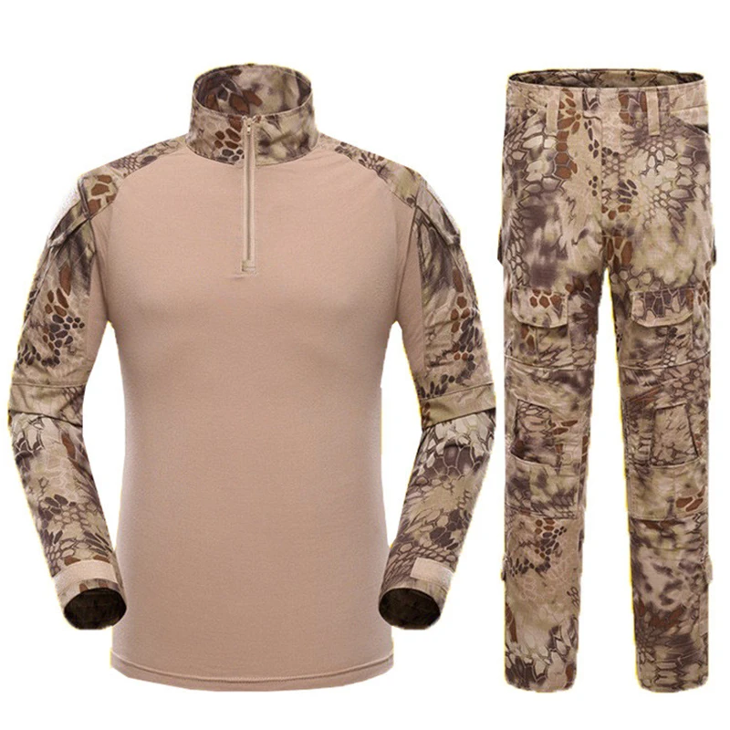 

Factory Low Price Fast Shipping Men Long Sleeve Camouflage Fabric Military Uniform Sales Acu Frog Tactical Uniform, Customized color
