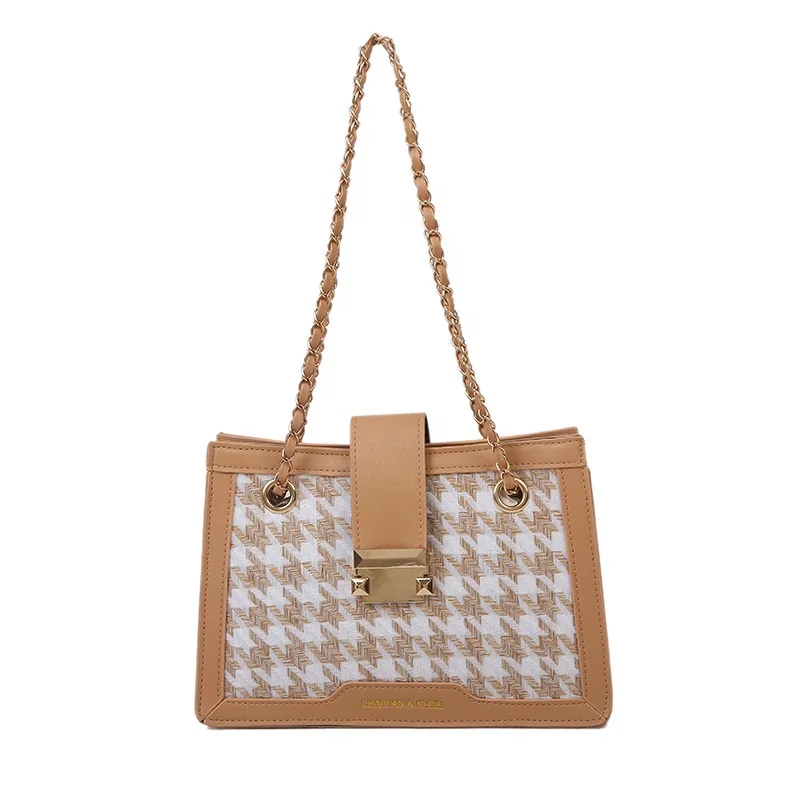 

Western style popular autumn winter Korean fashion small Shoulder messenger chains square bag, Red,khaki,black