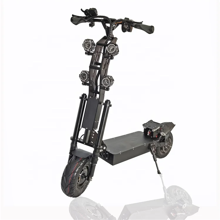 

2021 China New fat tyre 13 inch foldable 60v 8000w dualtron fast electric scooter adult for sale, Black