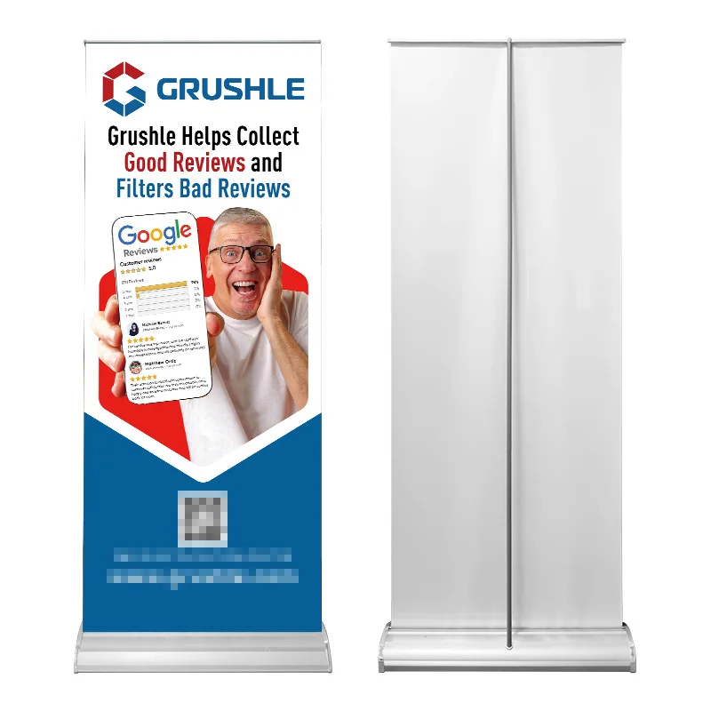 Directly Factory Wholesale Roll up Display n Roll up Exhibition Advertising Banner Stand Retractable Portable Indoor Banner