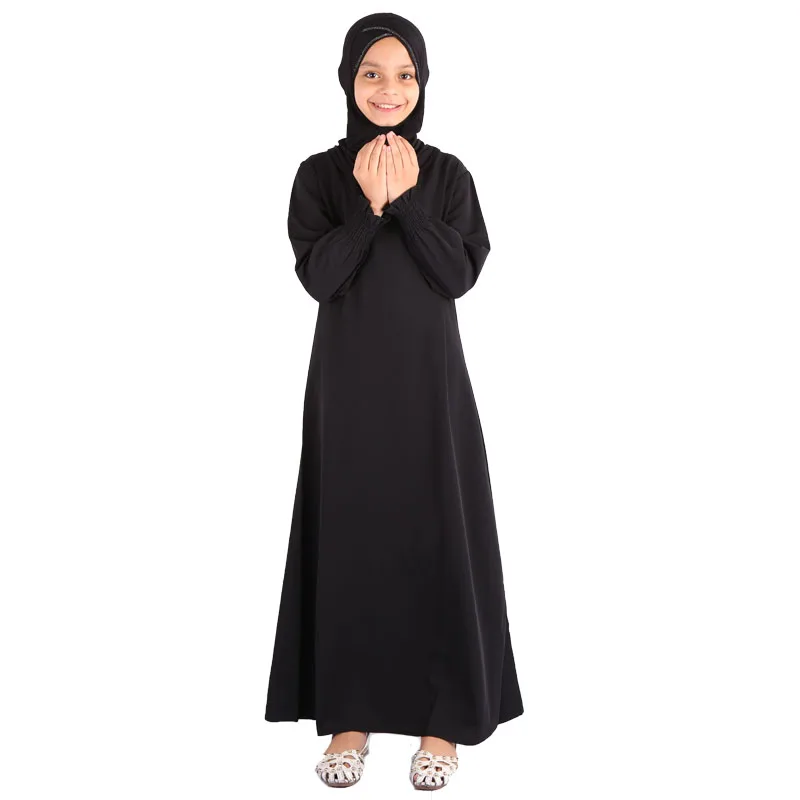 

Kids abaya muslim robe saudi abayas, 3 colors