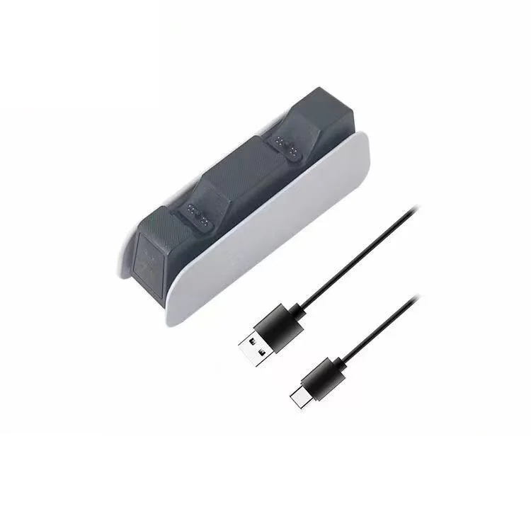 

New Design Dual Charger Charging Dock For Ps5 Charging Station With Type-c Cable Kjh P5-022, Multi color