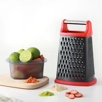 

Amazon wholesale Multifunctional stainless steel kitchen vegetable grater with container best selling products in usa