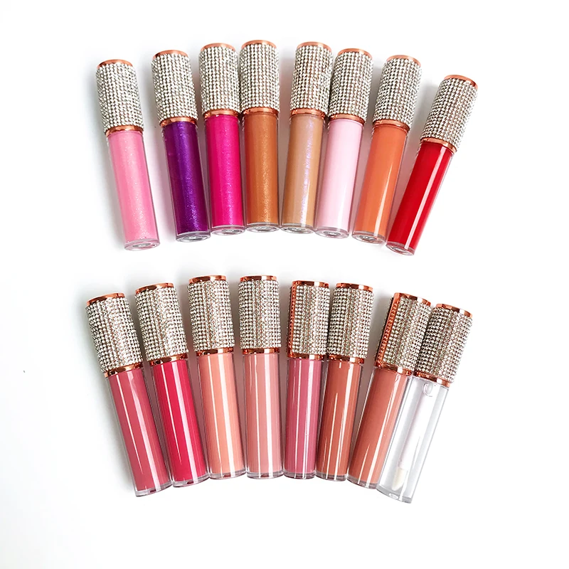 

Customize logo lipgloss private label luxury empty lip gloss tubes