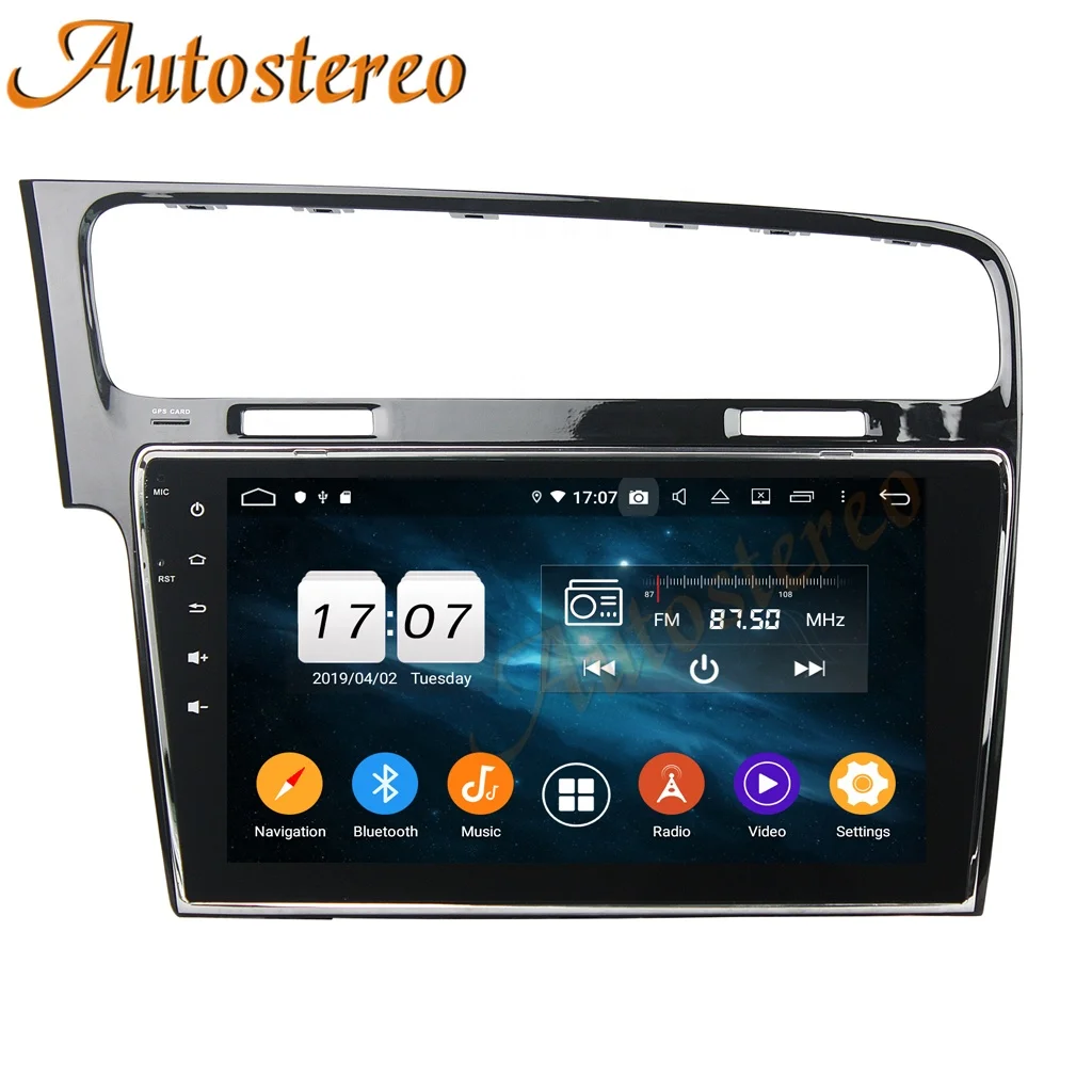 

Android 9.0 Car Player GPS Navigation For Volkswagen Golf 7 2013-2016 Auto Radio Stereo Multimedia Player Head Unit DSP Carplay