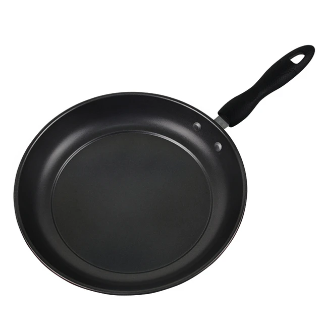 

J453 Long Handle Round Cast Iron Multifunctional Egg Non Stick Frying Pan Non-stick Fry Pan
