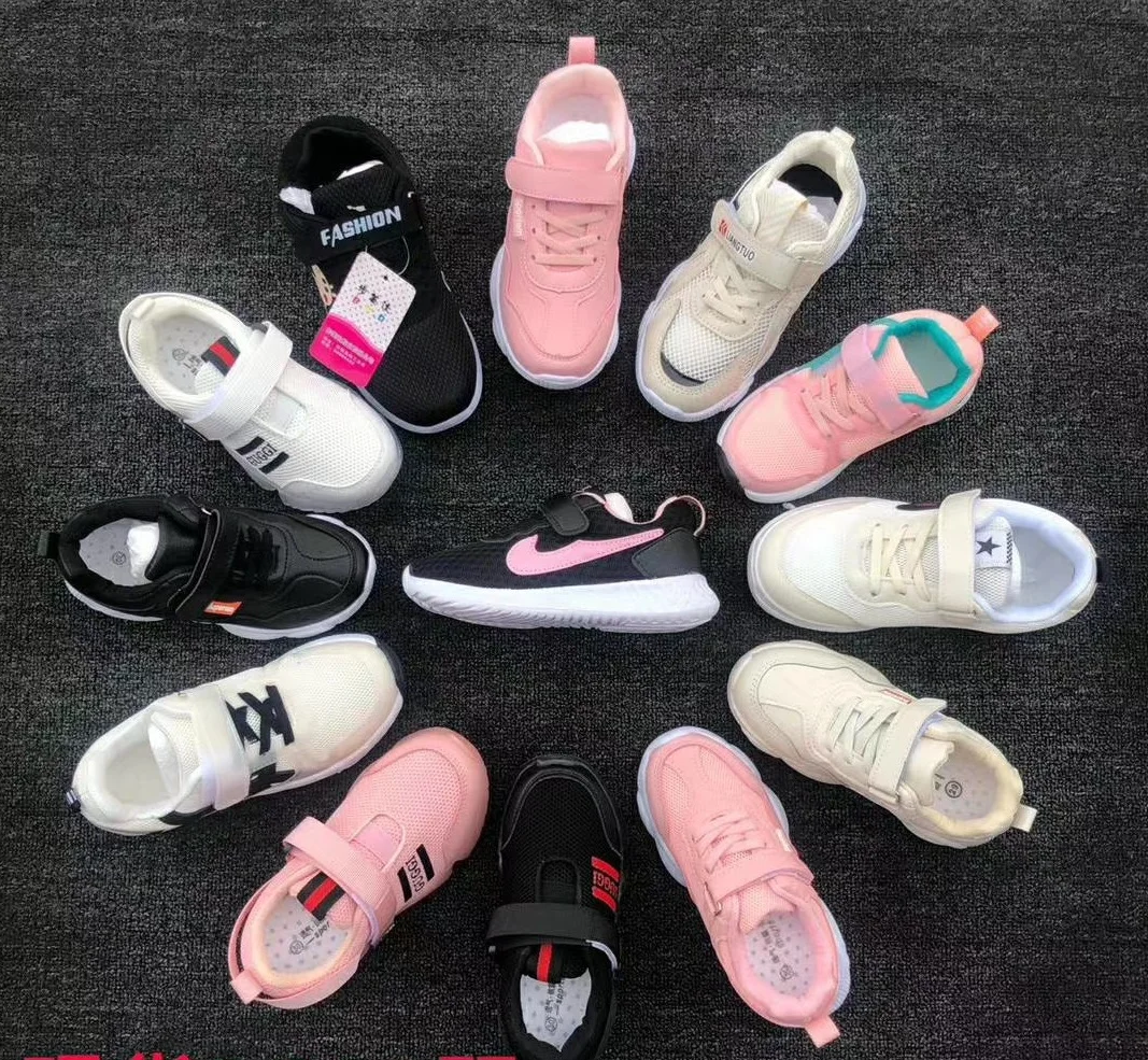 

2021 High-quality lightweight soft-soled children's sports shoes big kids running breathable sports shoes, Mixed colors