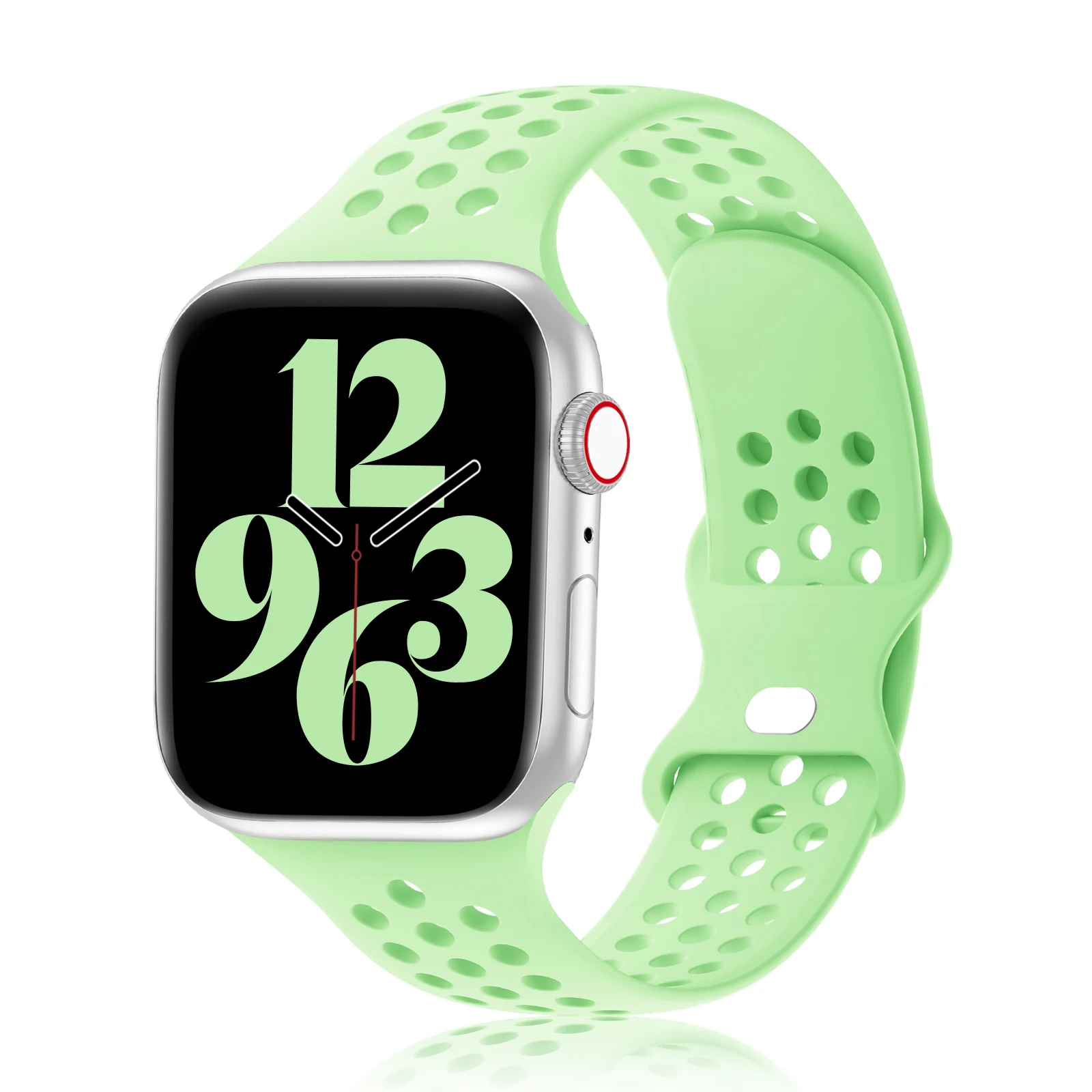 

New Silicone Strap For Apple Watch Band 44mm 40mm For Iwatch Bands 38mm 42mm Belt Silicone Bracelet Watchbands nike
