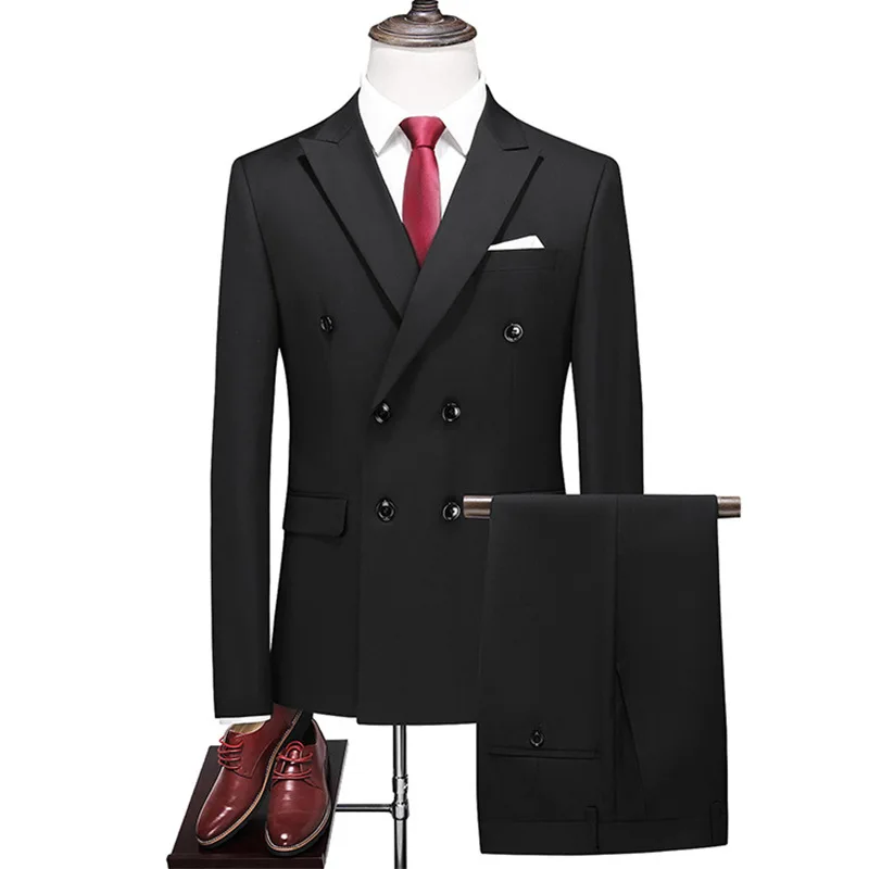 

Party Wedding Party Suit Men's Blazer 2 Piece Men's Business Casual Suit Set For Men