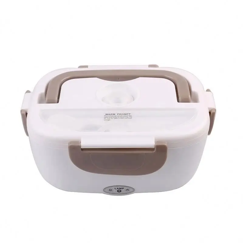

stainless steel double-layer insulated lunch box ,NAYpq electric lunch boxes, White + gray