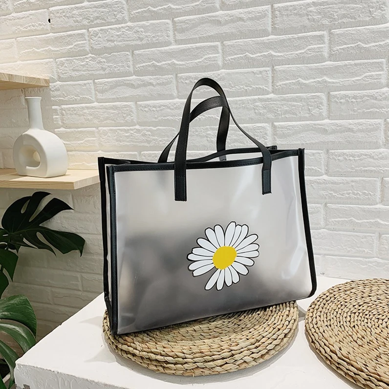 

XP1520 Net celebrity large capacity bag women 2020 new popular custom jelly transparent bag