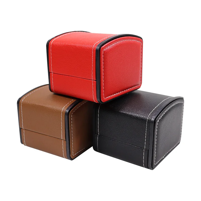

Custom watch packaging box,custom logo luxury watch box, Red, black, brown