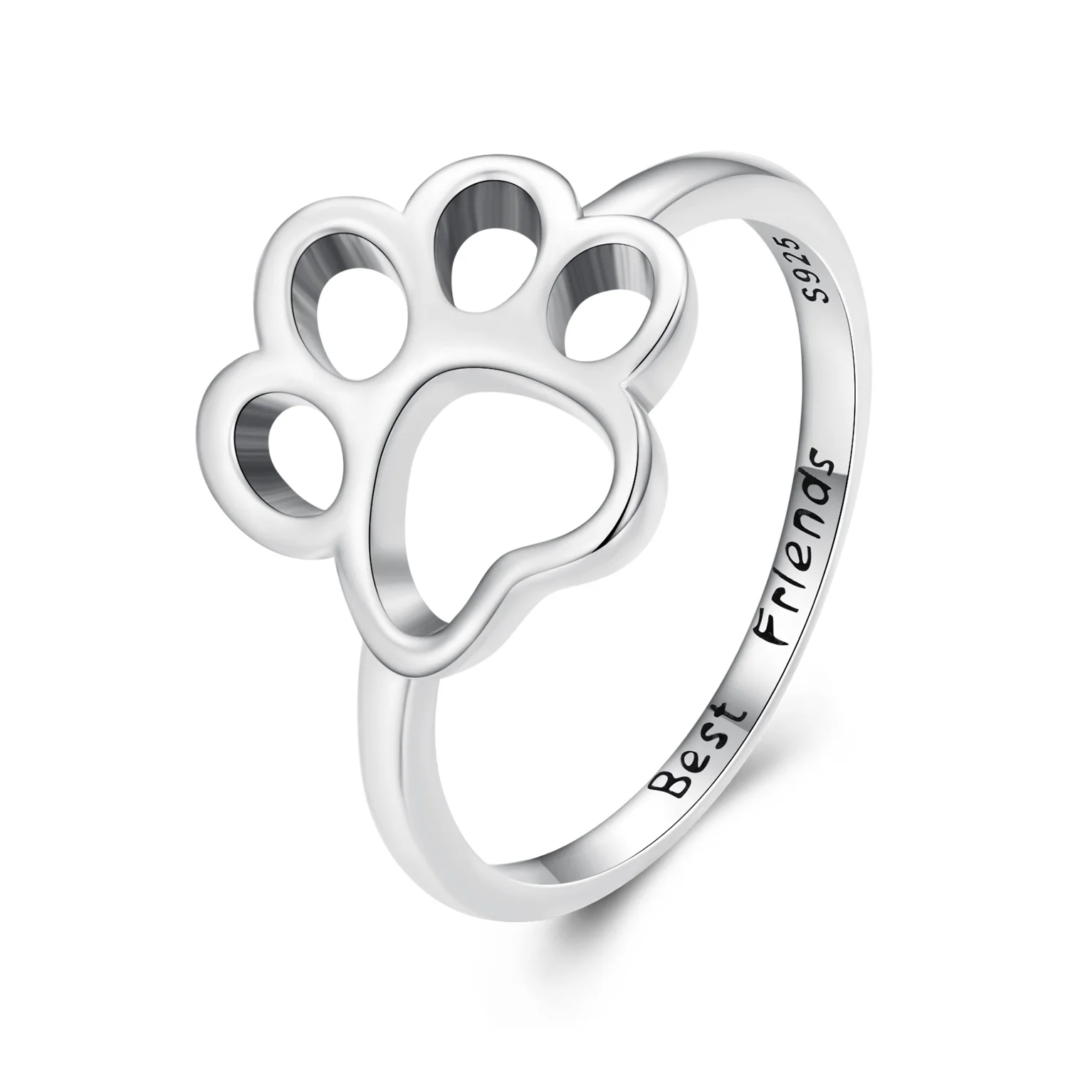 

925 Sterling Silver Rings Paw Rings Cute Rings for girls