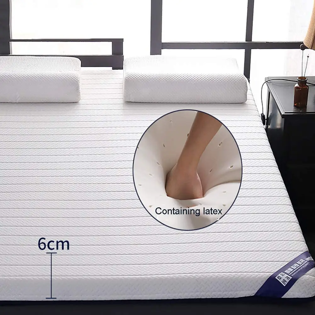 Latex Hybrid Mattress, Super Soft Breathable Tatami Mattress, Memory Foam Bed Mattress for Single Double Rv Bunk Guest Bedroom