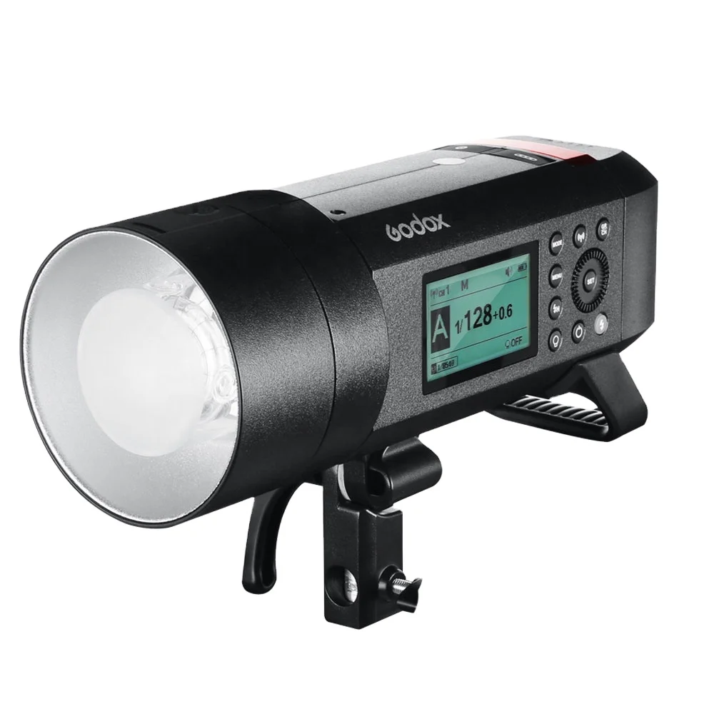 

inlighttech Godox AD400 Pro WITSTRO All-in-One Outdoor Flash AD400Pro Li-on Battery TTL HSS with Built-in 2.4G Wireless X System, Black